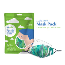 Load image into Gallery viewer, Totsafe Essential Lifestyle Mask Set (1 Mask + 3 pcs PM2.5 Filter)