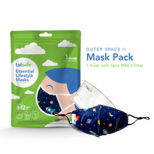 Load image into Gallery viewer, Totsafe Essential Lifestyle Mask Set (1 Mask + 3 pcs PM2.5 Filter)