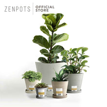 Load image into Gallery viewer, Zenpots 30cm Pot with Catch Plate