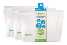 Load image into Gallery viewer, Zippies Reusable Standup Storage Bags- Large