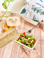 Load image into Gallery viewer, Zippies Lab Mickey & Friends Hello Green World High Borosilicate Glass Containers