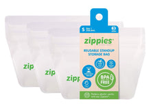 Load image into Gallery viewer, Zippies Reusable Standup Storage Bags - Small