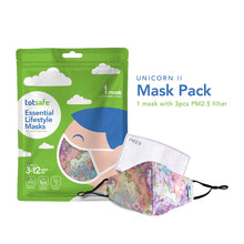 Load image into Gallery viewer, Totsafe Essential Lifestyle Mask Set (1 Mask + 3 pcs PM2.5 Filter)