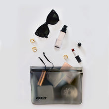 Load image into Gallery viewer, Zippies Steel Grey Reusable Standup Storage Bags