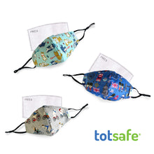 Load image into Gallery viewer, Totsafe Essential Lifestyle Mask Set (1 Mask + 3 pcs PM2.5 Filter)