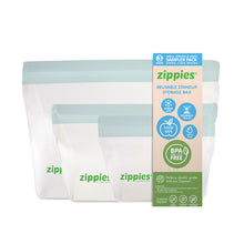 Load image into Gallery viewer, Zippies Reusable Standup Storage Bags - Linen Dreams Series