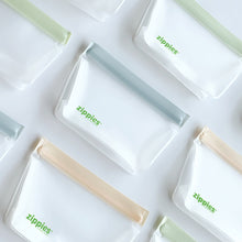 Load image into Gallery viewer, Zippies Reusable Standup Storage Bags - Linen Dreams Series