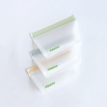 Load image into Gallery viewer, Zippies Reusable Standup Storage Bags - Linen Dreams Series