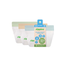 Load image into Gallery viewer, Zippies Reusable Standup Storage Bags - Linen Dreams Series