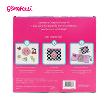 Load image into Gallery viewer, Glamfetti Creativity Corner Coin Pouch &amp; Pencil Bag Kit
