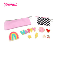 Load image into Gallery viewer, Glamfetti Creativity Corner Coin Pouch &amp; Pencil Bag Kit
