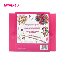 Load image into Gallery viewer, Glamfetti Bead Bonanza DIY Bracelet Beading Kit - Over 500 Pieces
