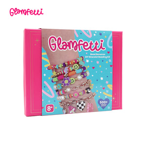 Glamfetti Bead Bonanza DIY Bracelet Beading Kit - Over 500 Pieces