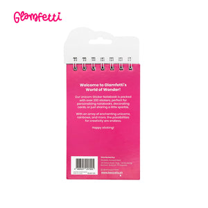 Glamfetti Sticker Notebook (2 Designs)