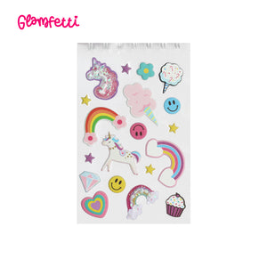 Glamfetti Sticker Notebook (2 Designs)