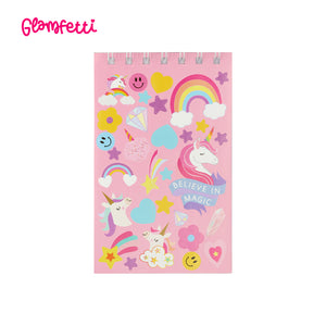 Glamfetti Sticker Notebook (2 Designs)