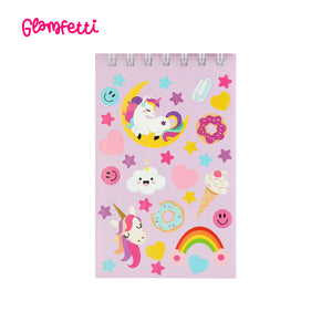 Glamfetti Sticker Notebook (2 Designs)