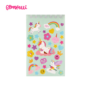 Glamfetti Sticker Notebook (2 Designs)