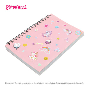 Glamfetti Sticker Notebook (2 Designs)