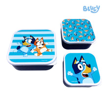 Load image into Gallery viewer, Totsafe Bluey 3-pc Snack Box Set
