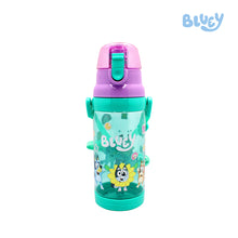 Load image into Gallery viewer, Totsafe Bluey Plastic Water Bottle with Strap (500mL)
