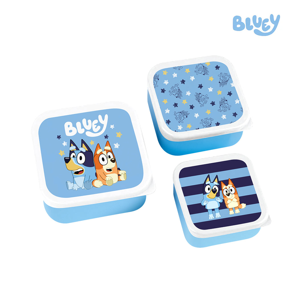 Totsafe Bluey 3-pc Snack Box - New Designs