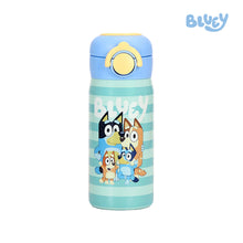Load image into Gallery viewer, Totsafe Bluey Kids Stainless Steel Insulated Sippy Bottle 354mL (with extra sippy &amp; straw replacement) - 2 Designs
