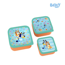 Load image into Gallery viewer, Totsafe Bluey 3-pc Snack Box - New Designs
