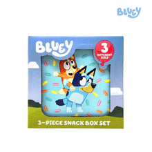 Load image into Gallery viewer, Totsafe Bluey 3-pc Snack Box - New Designs
