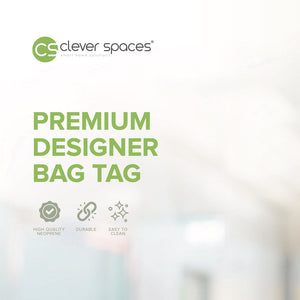Clever Spaces Premium Designer Bag Tags