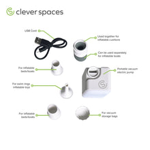 Load image into Gallery viewer, Clever Spaces Portable Electric Vacuum Pump
