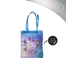 Load image into Gallery viewer, Zippies Lab Disney 100 Mickey &amp; Friends Iridescent Reusable Tote (with magical side pocket)
