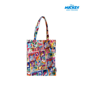 Zippies Lab Disney Mickey & Friends Psychedelic Underground Tote Bag (with side pocket)
