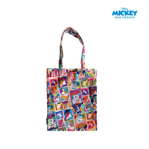Zippies Lab Disney Mickey & Friends Psychedelic Underground Tote Bag (with side pocket)