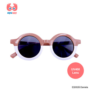 EyeSpy Daniela Sunglasses for Kids – Bold Square UV Shades with Metal Hinges