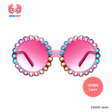 Load image into Gallery viewer, EyeSpy Jewel Sunglasses for Kids – Glossy UV Shades in Gemstone Colors
