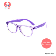 Load image into Gallery viewer, EyeSpy Taylor Bluelight Glasses for Kids – Round Screen-Protection Eyewear
