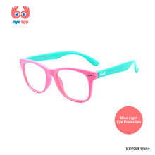 Load image into Gallery viewer, EyeSpy Blake Bluelight Glasses for Kids – Sporty Colorblock Screen Glasses
