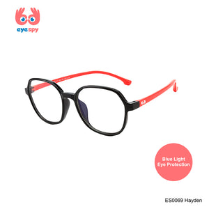 EyeSpy Hayden Bluelight Glasses for Kids – Two-Tone Screen Glasses in Playful Colors