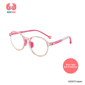 EyeSpy Aspen Bluelight Glasses for Kids – Edgy Colorblock Frames for Screen Use