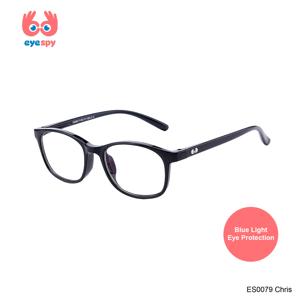 EyeSpy Chris Bluelight Glasses for Kids – Classic Bold Frames for Screen Time