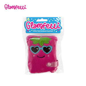 Glamfetti Critter Pals Plush Notebook Keychain (4 Designs)