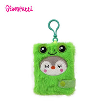 Load image into Gallery viewer, Glamfetti Critter Pals Plush Notebook Keychain (4 Designs)
