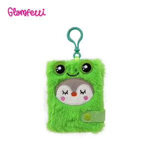 Glamfetti Critter Pals Plush Notebook Keychain (4 Designs)