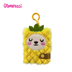 Glamfetti Critter Pals Plush Notebook Keychain (4 Designs)