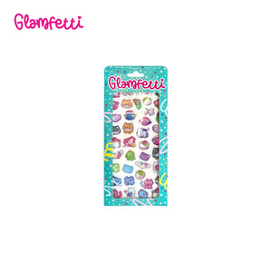 Glamfetti Kawaii 3D Embossed Stickers (1 Sticker Sheet)