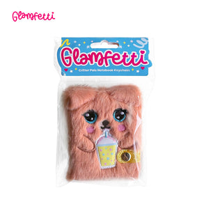 Glamfetti Critter Pals Plush Notebook Keychain (4 Designs)