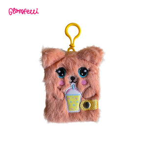 Glamfetti Critter Pals Plush Notebook Keychain (4 Designs)