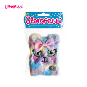 Glamfetti Critter Pals Plush Notebook Keychain (4 Designs)