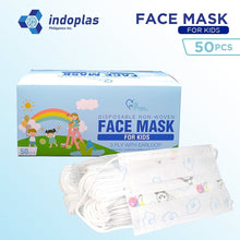 Load image into Gallery viewer, Indoplas Disposable Kids Mask 50s (unisex design)
